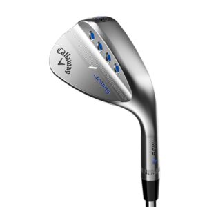 callaway mack daddy 5 jaws wedge (platinum chrome, right hand, 56.0 degrees, s-grind, 10* bounce, steel)