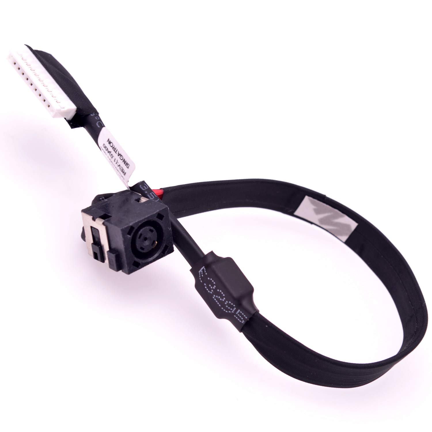 Deal4GO DC Power Jack Harness Cable Charging Port Replacement for Dell Alienware 17 R2 R3 P43F T8DK8 DC30100TO00