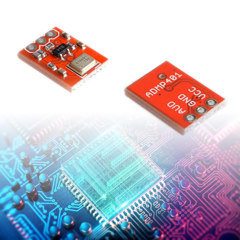 Comimark 1Pcs ADMP401 MEMS Microphone Breakout Module Board for Arduino Universal 1.3cm*1cm