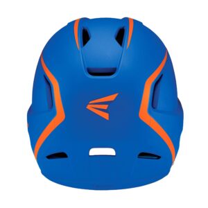 Easton | Z5 2.0 Batting Helmet | Baseball | Senior (7 1/8" - 7 1/2") | Matte Two-Tone Royal/Orange