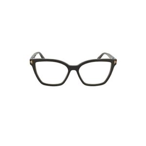 tom ford ft 5641-b .c blue block black black clip on havana clip on 53/15/140 unisex eyewear frame