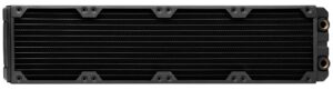 corsair hydro x series, xr7 480mm water cooling radiator (quad 120mm fan mounts, easy installation, premium copper construction, polyurethane coating, integrated fan screw guides) black
