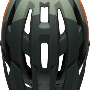 BELL Super Air MIPS Adult Mountain Bike Helmet - Matte/Gloss Green/Infrared, Large (58-62 cm)