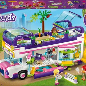 LEGO 41395 Friends Friendship Bus Toy with Swimming Pool and Slide, Summer Holiday Playsets for 8+ Year Old