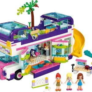 LEGO 41395 Friends Friendship Bus Toy with Swimming Pool and Slide, Summer Holiday Playsets for 8+ Year Old