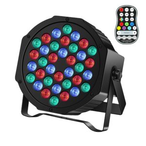 rechargeable stage par lights u`king rgb 36 led battery powered par wireless uplights with dmx and remote control uplighting light for dj disco events wedding birthday party indoor live show bar
