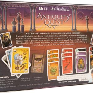 Antiquity Quest | A Set Collection Game from The Creators of Cover Your Assets & Skull King, Grandpa Beck's Games | 2-8 Players 10+