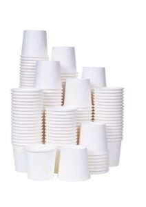 tashibox 3 oz white paper bath cups, 200 count
