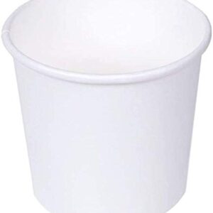 TashiBox 3 oz white paper bath cups, 200 count