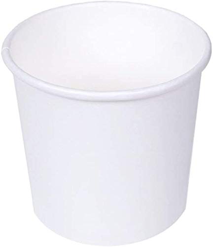 TashiBox 3 oz white paper bath cups, 200 count