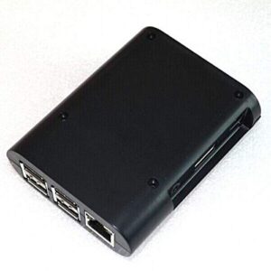 5pcs/lot raspberry pi 3 black case cover shell enclosure box