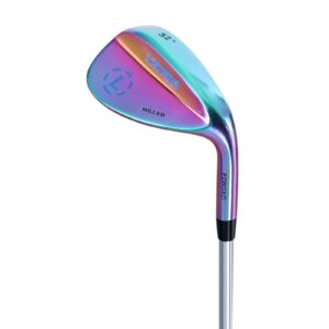 LAZRUS Premium Forged Golf Wedge Set for Men - 52 56 60 Degree Golf Wedges + Milled Face for More Spin - Great Golf Gift (Rainbow, Rainbow 3 Wedges (52,56,60))