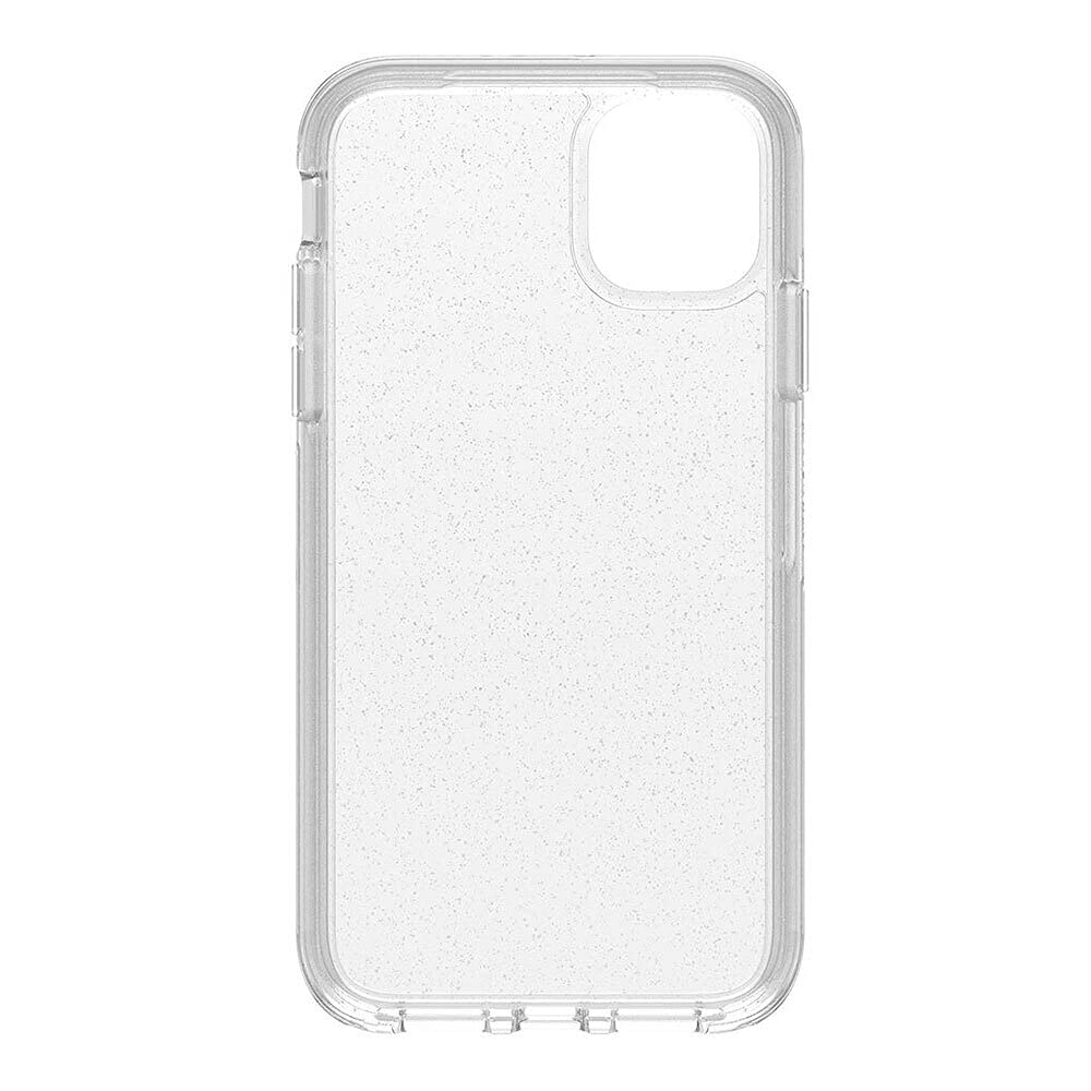 OtterBox iPhone 11 Symmetry Series Case - STARDUST (SILVER FLAKE/CLEAR), ultra-sleek, wireless charging compatible, raised edges protect camera & screen