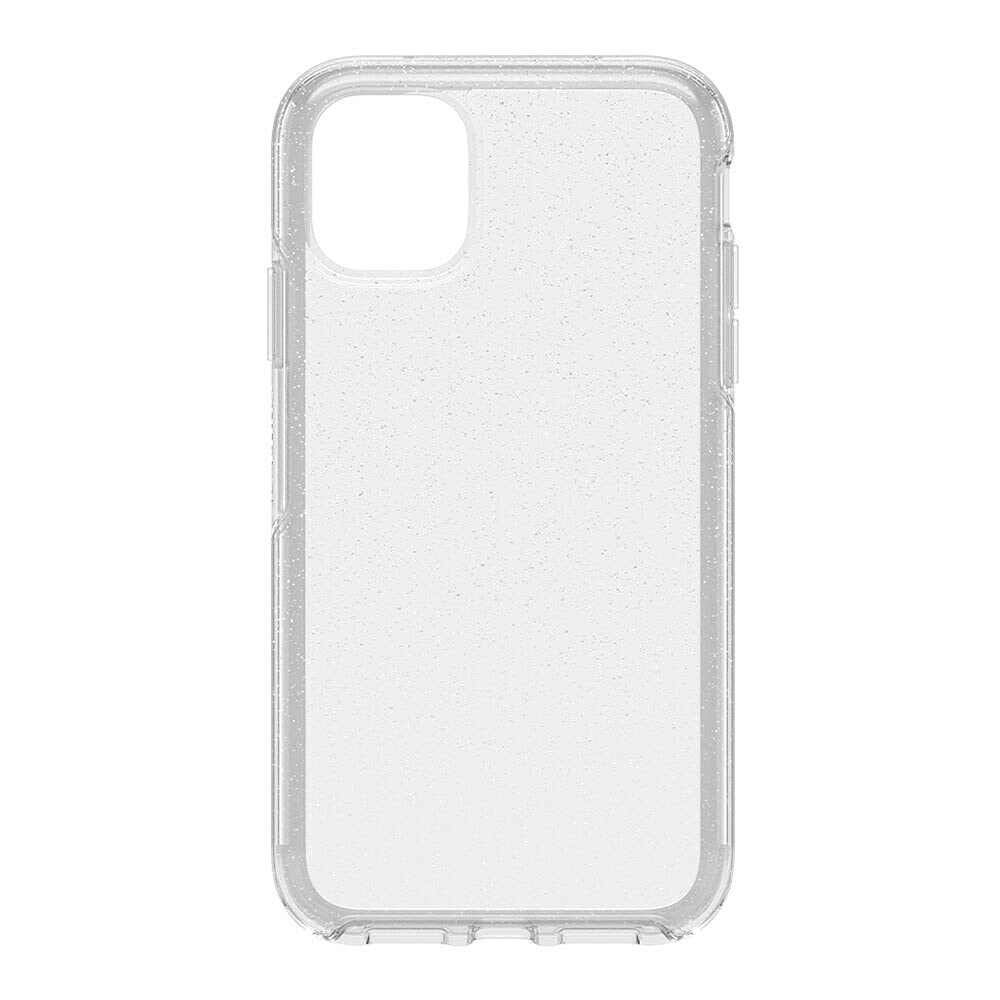 OtterBox iPhone 11 Symmetry Series Case - STARDUST (SILVER FLAKE/CLEAR), ultra-sleek, wireless charging compatible, raised edges protect camera & screen