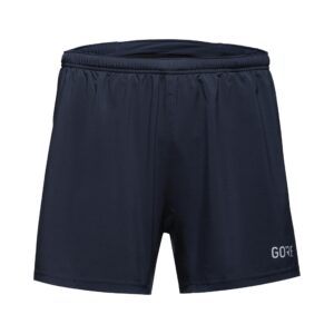 gore wear men's standard r5 5 inch shorts, orbit blue, s