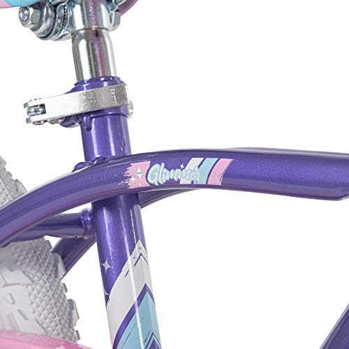 Huffy Kid Bike Quick Connect Assembly Glimmer 16 inch, Purple