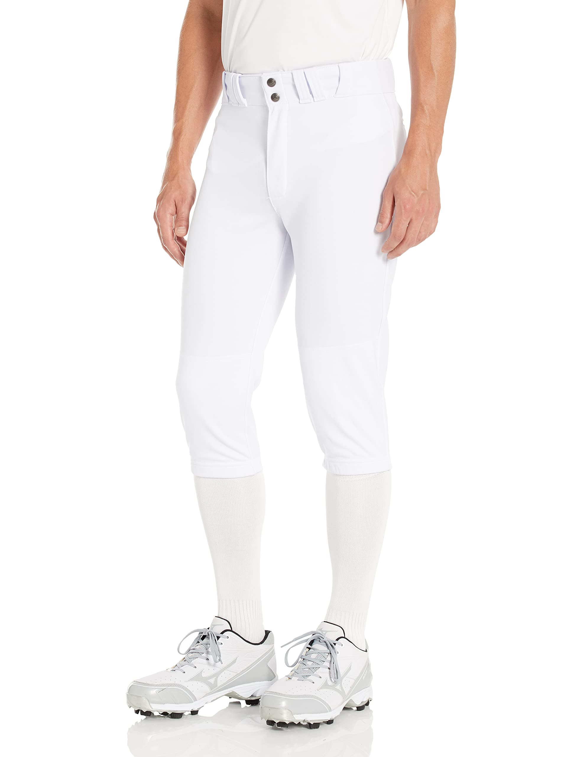 EvoShield mens Solid Open Bottom Pant, Team White, Medium US