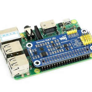 Waveshare Sense HAT (B) for Raspberry Pi Onboard Multi Powerful Sensors Supports External Sensors