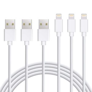atill iphone charger 3pack 9ft lightning cable extra long iphone charger cable charging cable cord compatible iphone 13/12/12pro/12promax/11/11pro/11pro max/xs/xs max/xr/x/8/8plus/7/7plus and more