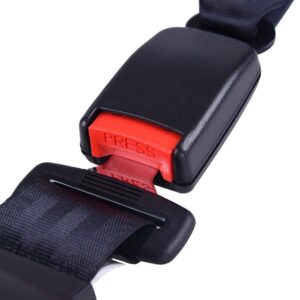 4PCS Retractable Universal Golf Cart Seat Belts Bracket Kit Set for Most EZGO, Club Car DS, Yamaha, and Other Golf Cart