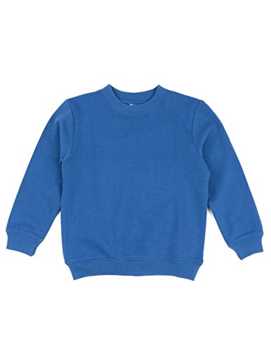 Leveret Kids & Toddler Boys Girls Long Sleeve Sweatshirt Royal Blue (Size 4 Years)