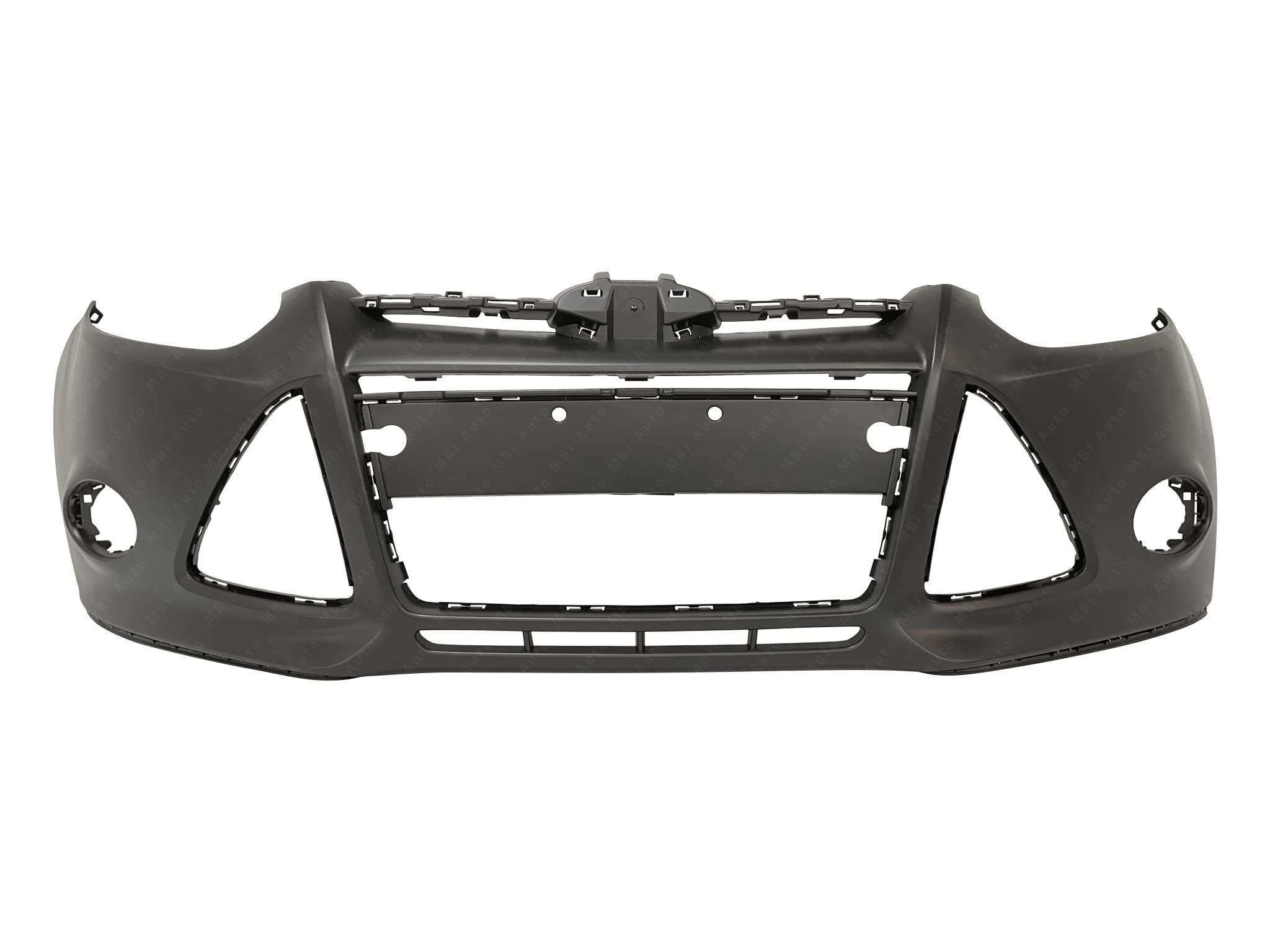 BUMPERS THAT DELIVER - Primered, Front Bumper Cover Fascia for 2012 2013 2014 Ford Focus Sedan/Hatchback 12 13 14, FO1000664