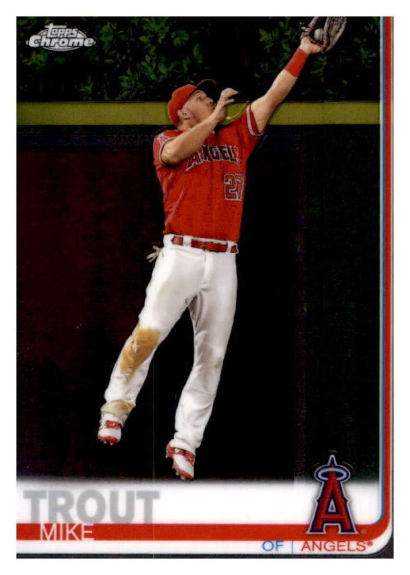 2019 Topps Chrome #200 Mike Trout NM-MT Los Angeles Angels Baseball