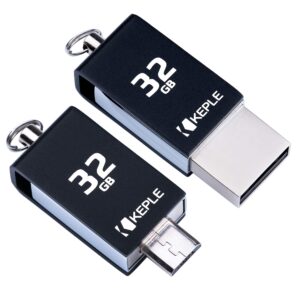32GB USB Stick OTG to Micro USB 2 in 1 Pen Flash Drive Memory Stick 2.0 Compatible with Samsung Galaxy Tab E 9.6, 4 7.0, 4 8.0, 4 10.1, 3 7.0, 3 8.0, 3 10.1, Pro 8.4, Pro 10.1 Tablet 32 GB Thumb Drive