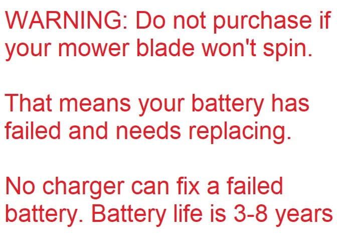 EfficientV 36V Replacement Charger for Black Decker ETPCA-P360080U 90547460/90604959 Lawnmower Models SPCM1936 CM1936 CM1836 RB3612 RB3610