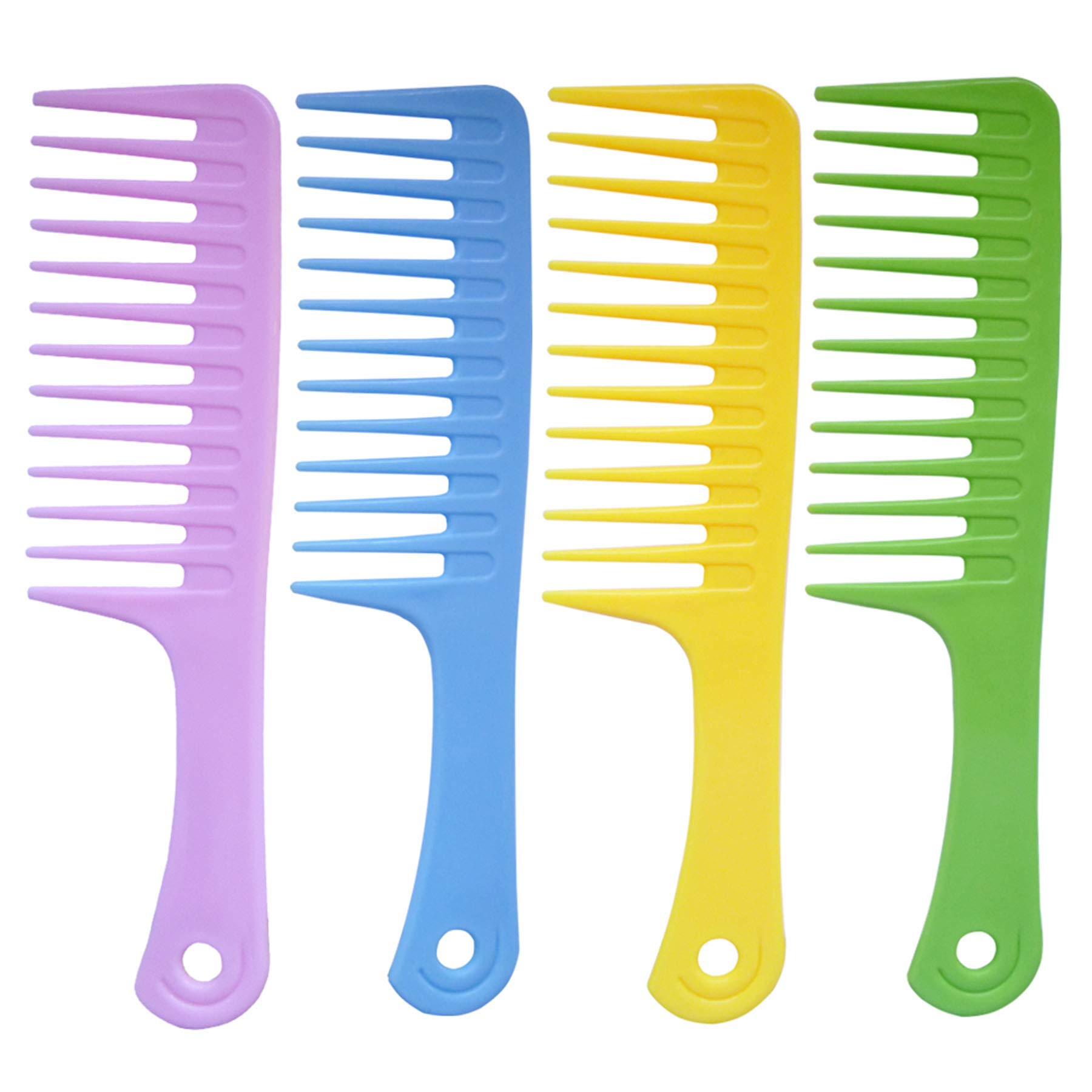 4 Pcs Wide Tooth Comb Detangling Hair Brush Wide Comb Detangler Comb Curl Comb, Best Styling Comb for Long, Wet or Curly Hair Improve Blood Circulation