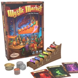 think fun mystic market: bring the magic to your board game night! for ages 10+