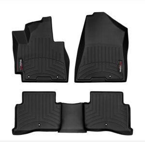 WeatherTech Custom Fit FloorLiners for Hyundai Tucson - 1st & 2nd Row (44816-1-2), Black