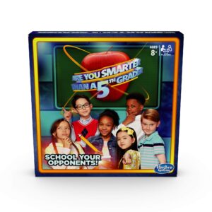 hasbro gaming are you smarter than a 5th grader board game for kids ages 8 & up