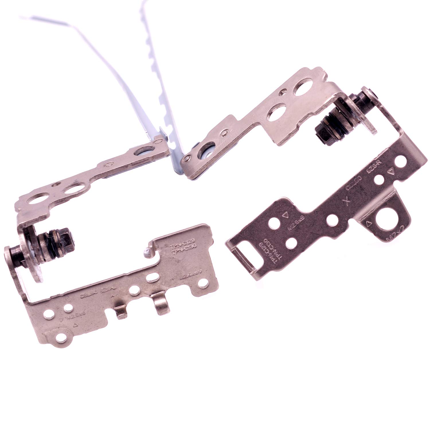 Deal4GO Right & Left LCD Hinges Screen Hinge kit Replacement for HP Pavilion 15-BS 15-BW 15T-BR 15T-BS 15Z-BW 15-BS000 250-G6 250 G7 255-G6 256-G6 258-G6