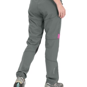 Little Donkey Andy Women's Lightweight Quick Dry Hiking Pants Reinforced Knees UPF 50 for Mountain Climbing Camping Gray XS