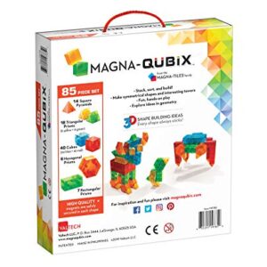 MAGNA-QUBIX 85-PIECE Magnetic Construction Set, The ORIGINAL Magnetic Building Brand