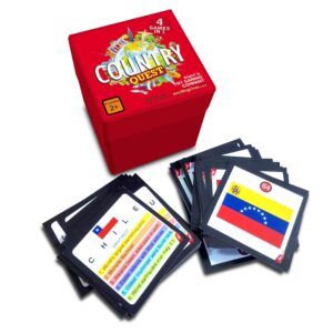 TNT Gaming Company Tnt Gaming Company Country Quest - Kids World Knowledge Card Game