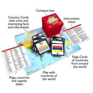 TNT Gaming Company Tnt Gaming Company Country Quest - Kids World Knowledge Card Game