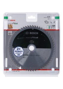 bosch professional 2608837711 circular saw blade standard for wood (wood, 190 x 30 x 1.6 mm, 60 teeth, accessory, circular saw)