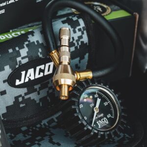 JACO RapidFlow Tire Deflator with Gauge (0-60 PSI) | Rapid 4x4 Off Road Air Down Kit