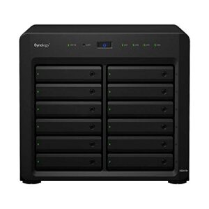 synology diskstation ds2419+ iscsi nas server with intel atom 2.1ghz cpu, 16gb memory, 48tb hdd storage, dsm operating system