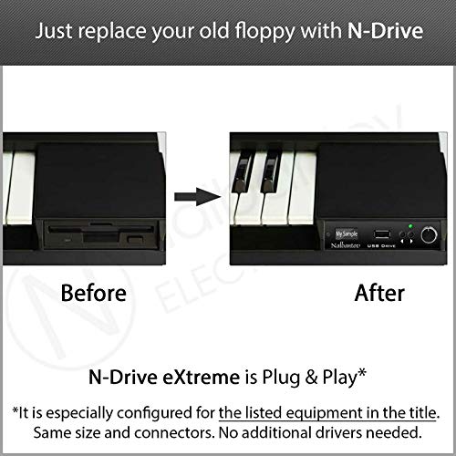 Floppy Drive USB Emulator Nalbantov N-Drive eXtreme for Korg i5S, i5M, IX300