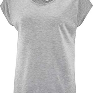 Salomon Women's Standard Comet Short Sleeve TEE W, Lunar Rock/Heather, L