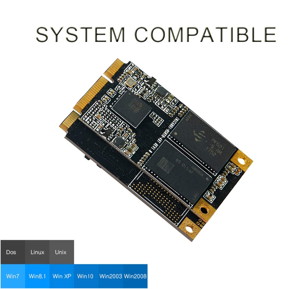 GreenTouch Msata 64GB Internal Solid State Drive Mini Sata SSD Disk 64GB for Table pc, Desktop