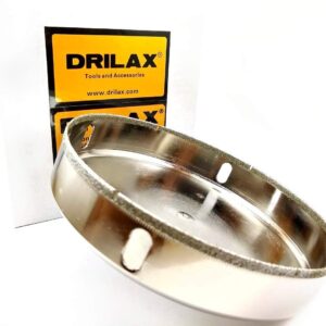 Drilax 7 inch Diamond Hole Saw Drill Bit Toilet Hole Ceramic Porcelain Tile Coated Core Bits Holesaw DIY Kitchen Bathroom Shower