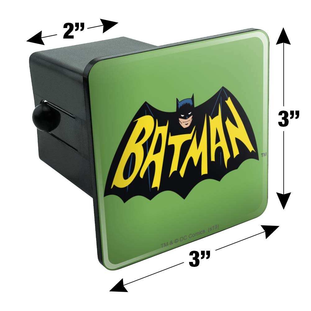 Batman Classic TV Series Logo Tow Trailer Hitch Cover Plug Insert