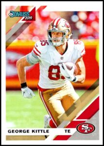 2019 donruss #224 george kittle nm-mt san francisco 49ers officially licensed nfl trading card