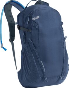 camelbak cloud walker 18 hiking hydration pack, 85oz, dark denim/slate