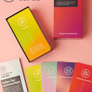 Create The Love Cards: Dating and Relationship Conversation Starters. This Couples Card Game Improves Date Night, Deepens Intimacy and Strengthens Communication.