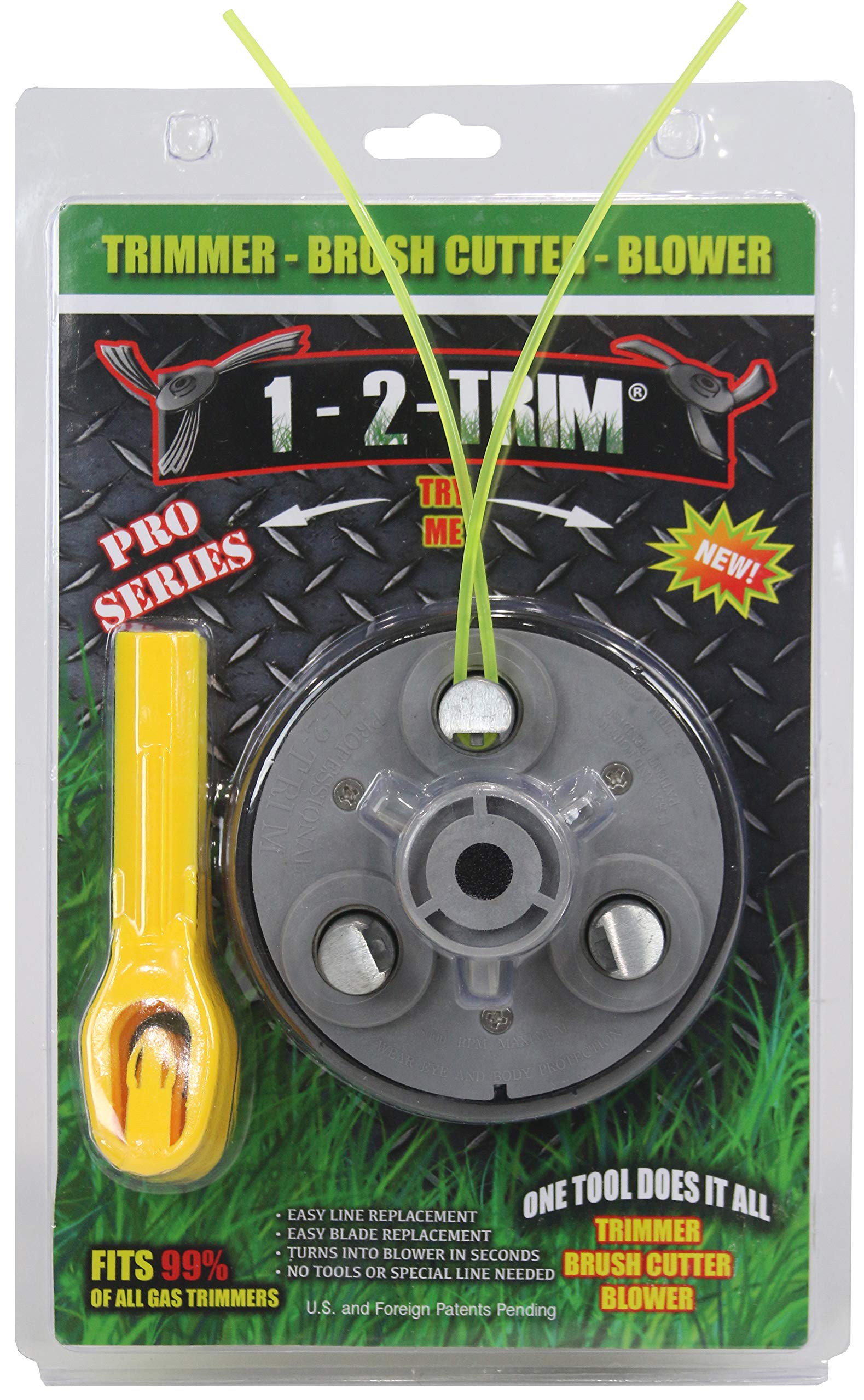 1-2-trim Pro Series Blade - Line - Blower Gas Trimmer Universal Weed Eater Head Replacement